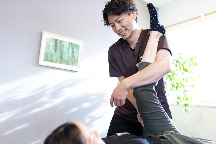 全身整体施術風景